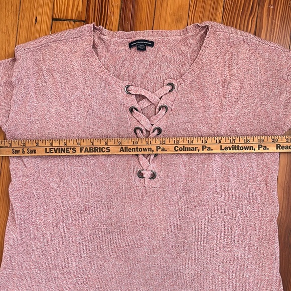 American Eagle Lace-Up Sweater - Picture 7 of 7